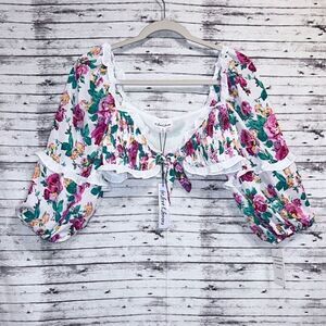 For Love & Lemons Imogen Crop Top